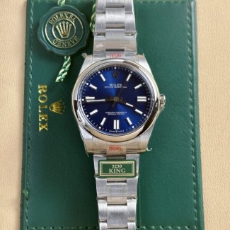 KING공장 롤렉스 오이스터퍼페츄얼 블루 다이얼 41mm 124300